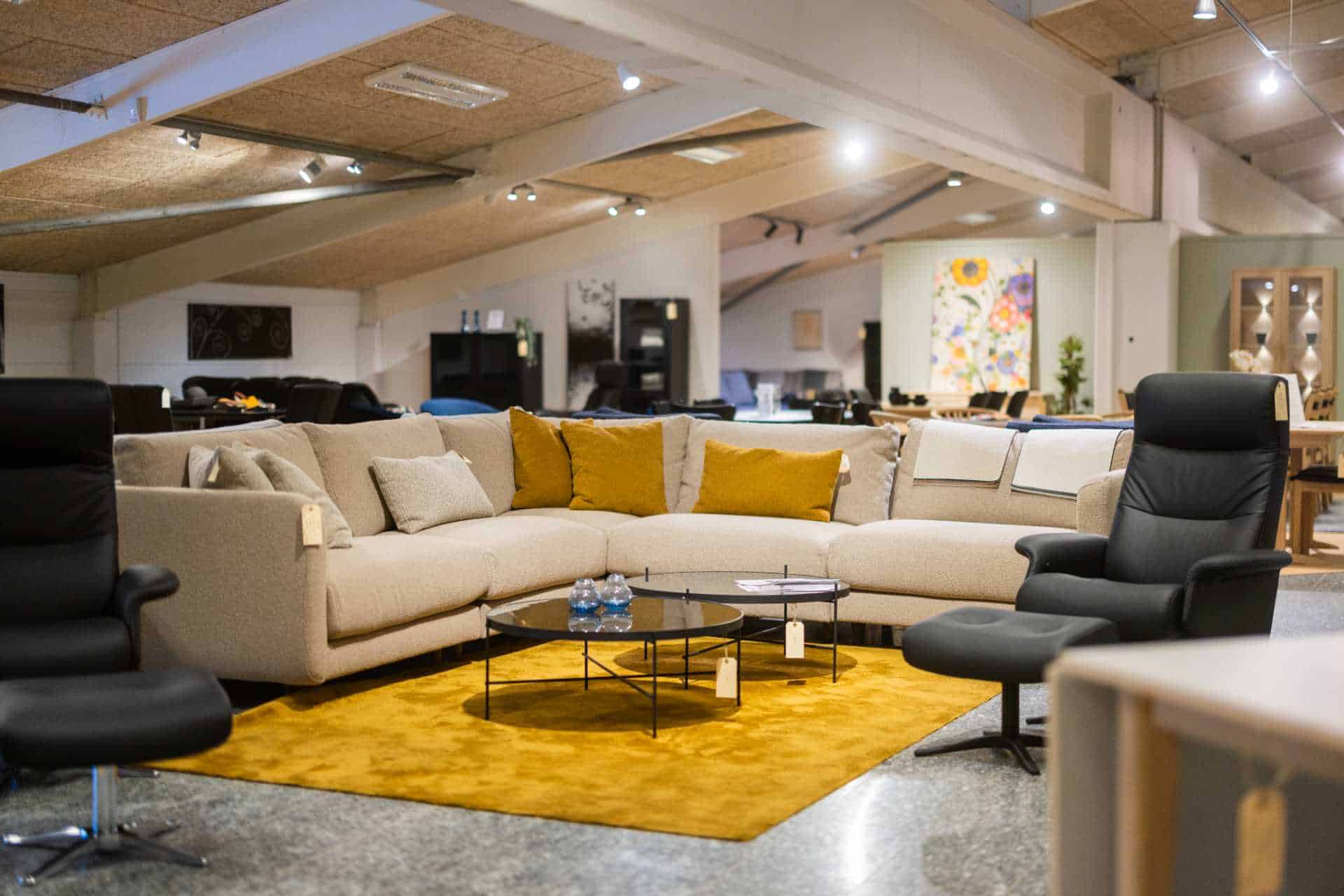 Sofagruppe udstilling
